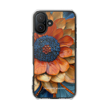 Mosaic Blossom Harmony iPhone 16 - Clear Impact Phone Case