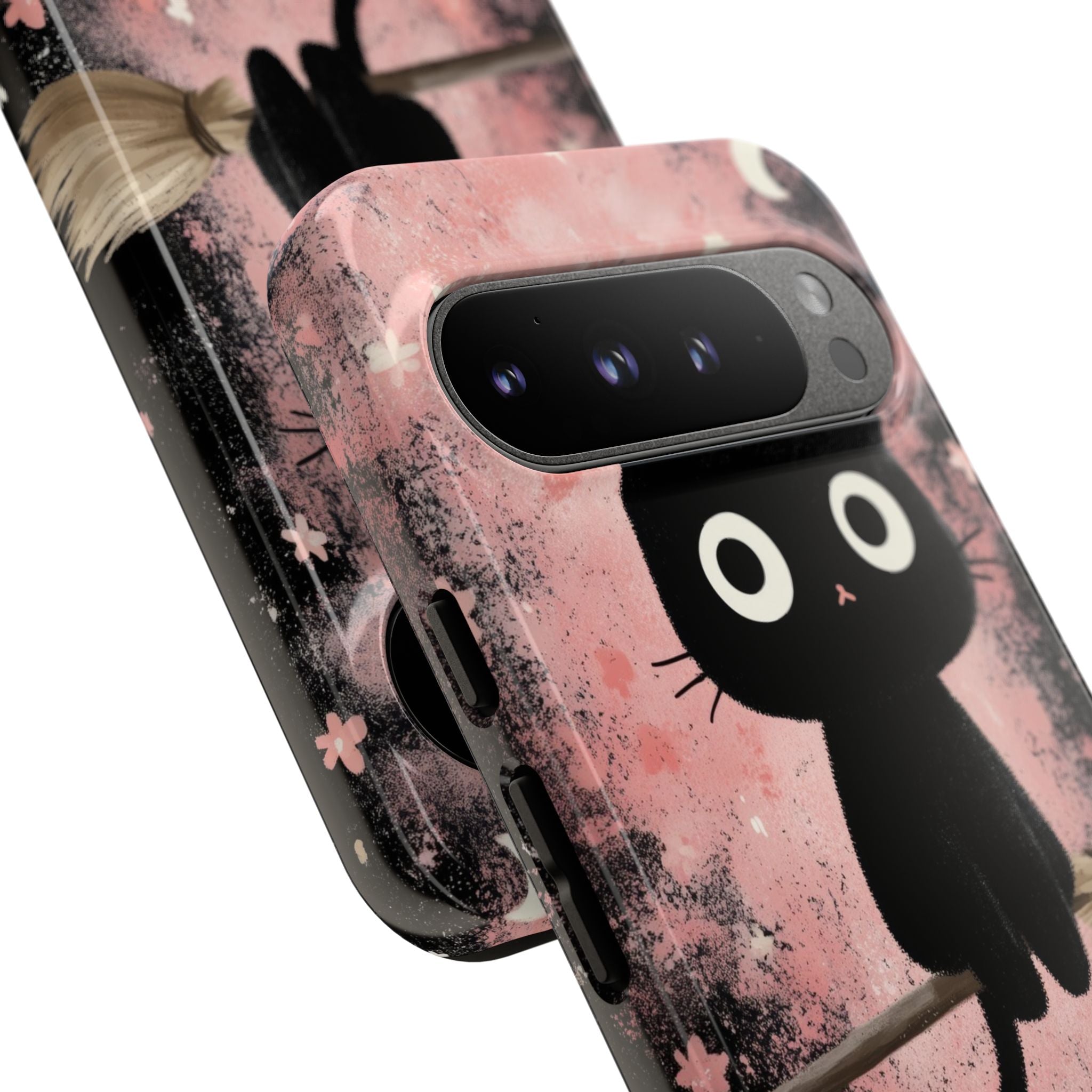 Whimsical Cat Soars - Google Pixel Case