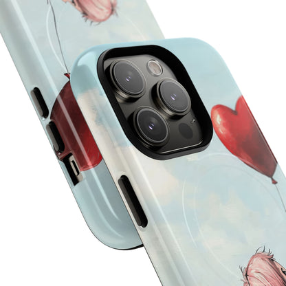 Heart Balloon Glow iPhone 14 Pro Case - Tough+