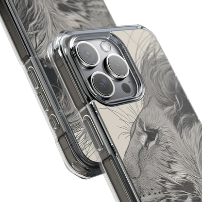 Majestic Lion Profile iPhone 15 - Impact Clear+