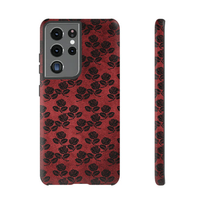 Rosemony Gothic Flower - Protective Phone Case