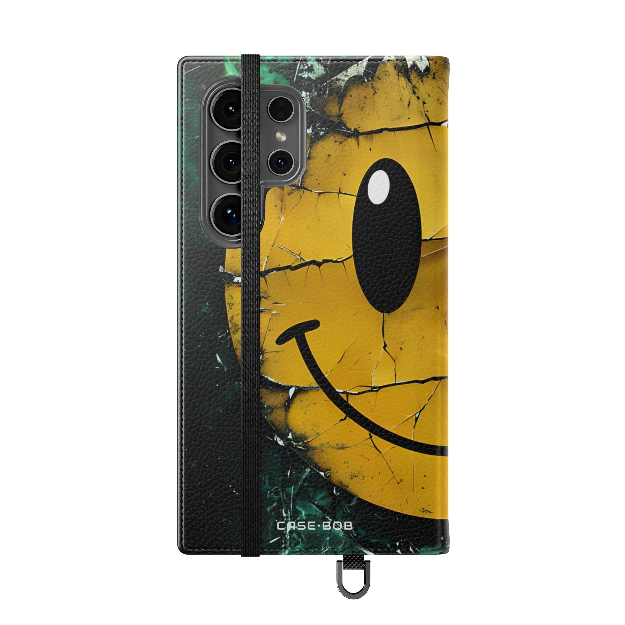 Cracked Smiley - Samsung S24 Ultra Case - Wallet