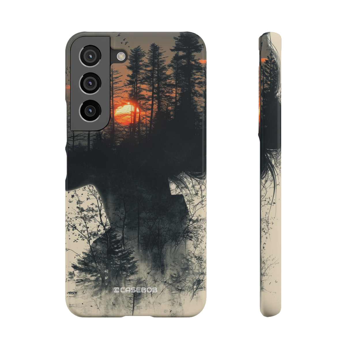 Tranquil Silhouette | Slim Phone Case for Samsung