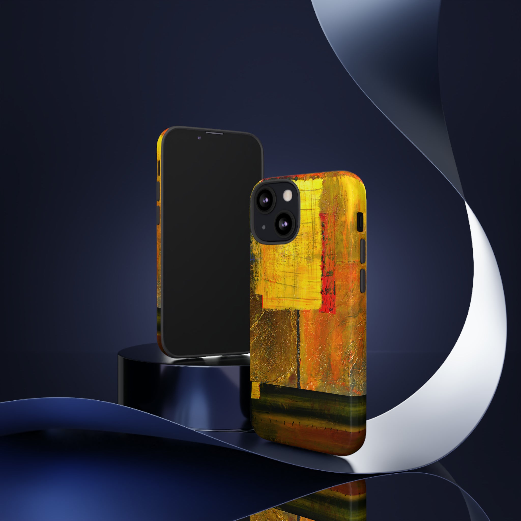 Yellow Painting - Protective Phone Case