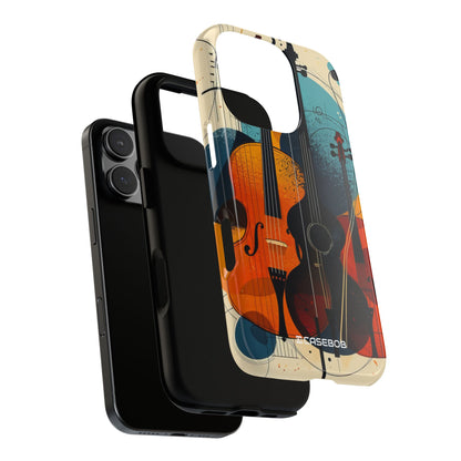 Vibrant Symphony: Abstract Music Art - for iPhone 16