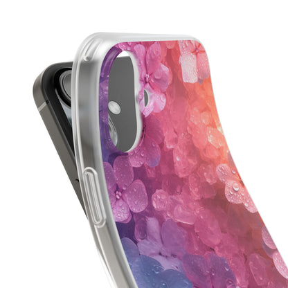 Floral Chill Blooms - Flexi iPhone 16 Phone Case