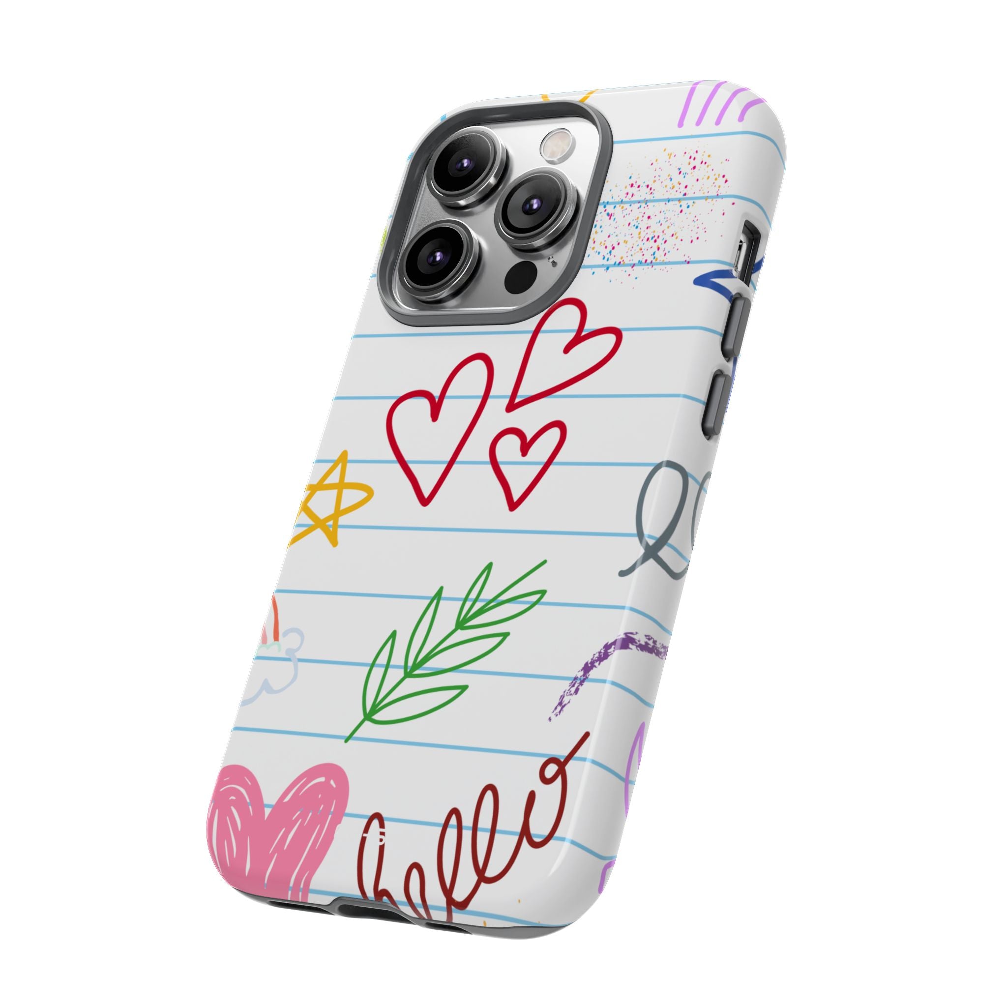 Hearts Dance Happily - iPhone Case