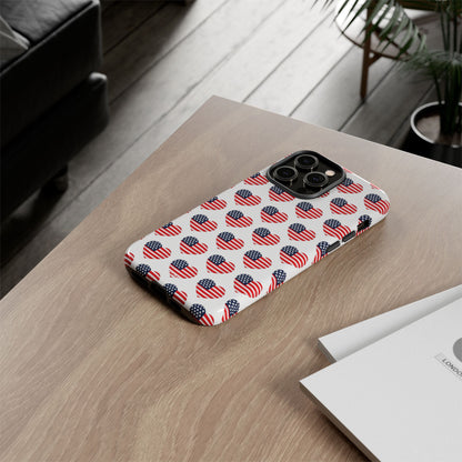 Hearts Embrace Freedom - iPhone Case