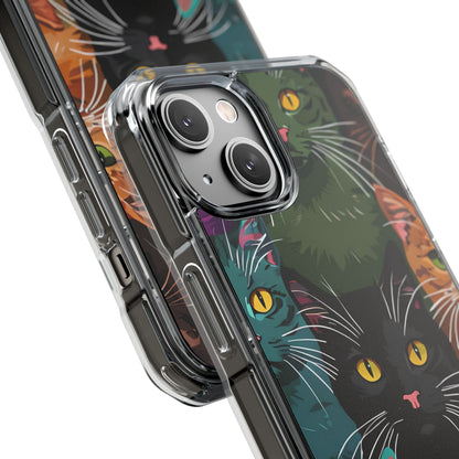 Colorful Cat Charisma iPhone Case - Impact