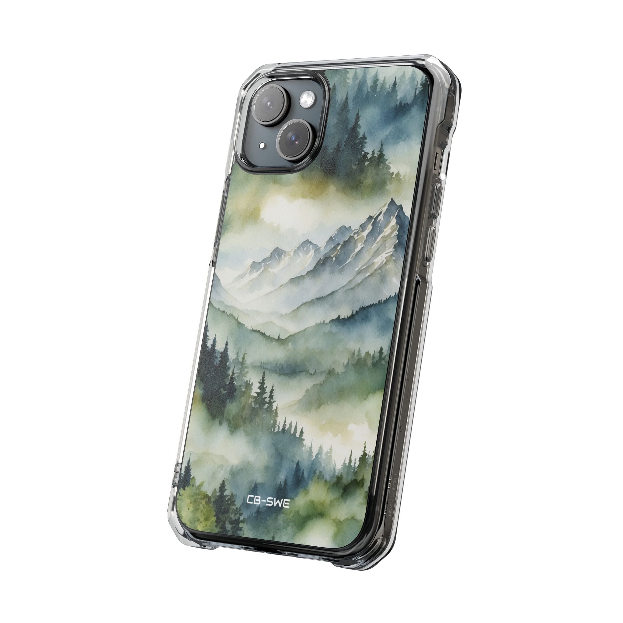 Misty Peaks Emerge iPhone Case - Impact
