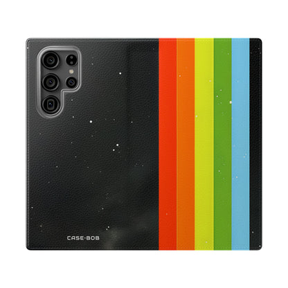 Spectrum Stripes - Samsung S23 Ultra -lompakkokotelo