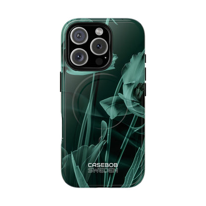 Teal Bloom Radiance iPhone 16 - Tough+