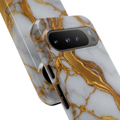 Golden Veins Flow - Google Pixel Case