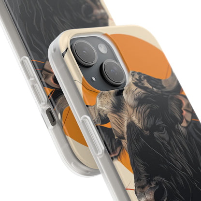 Majestic Buffalo Sun | Flexible Phone Case for iPhone