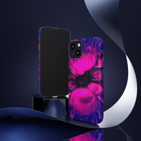 Deep Pink Ink Art iPhone Case (Protective) Phone Case