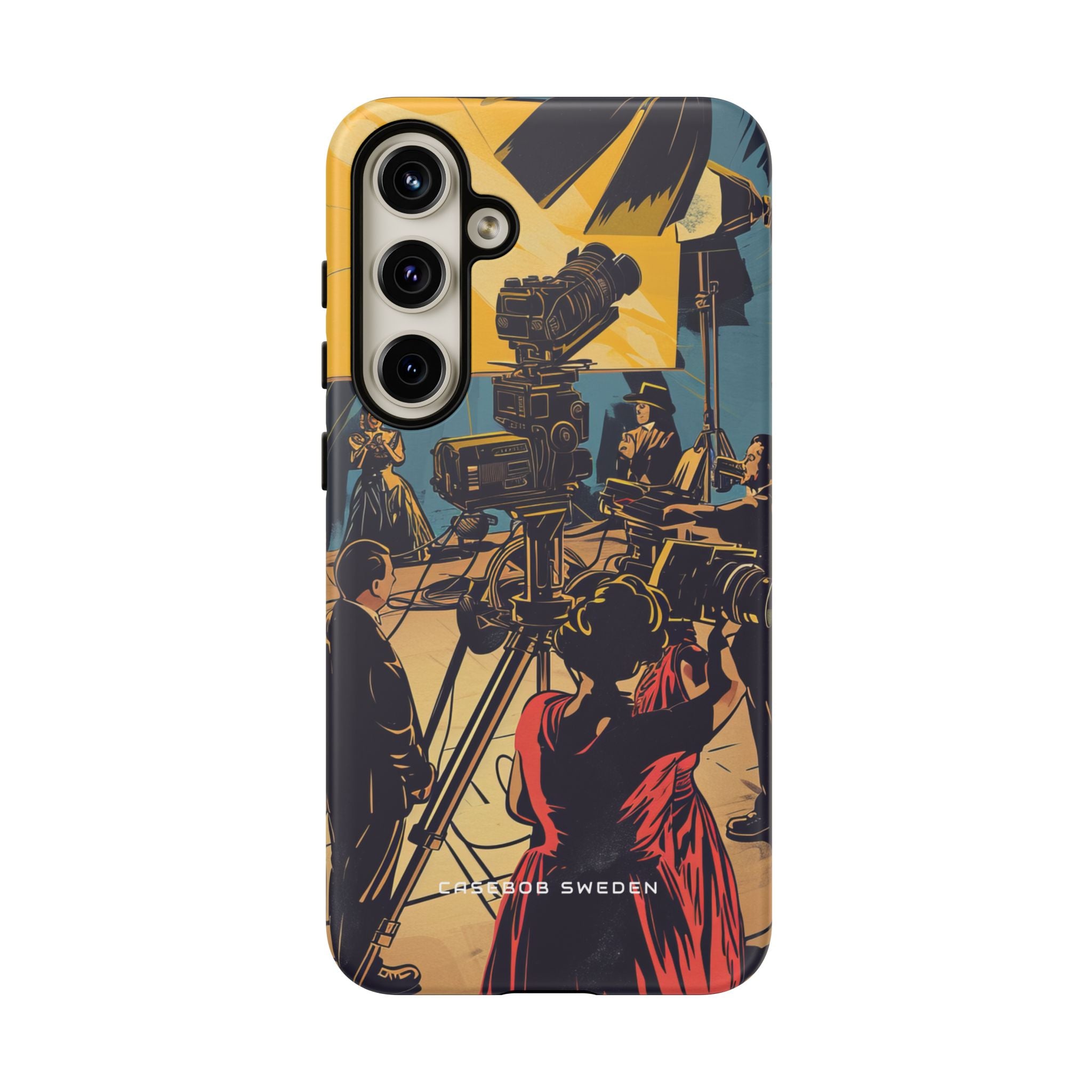 Golden Era Cinematic Spotlight Samsung S24 - Tough Phone Case