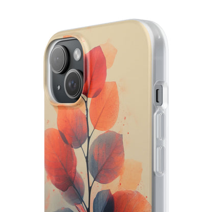 Ethereal Leaf Harmony iPhone 15 - Flexi Phone Case