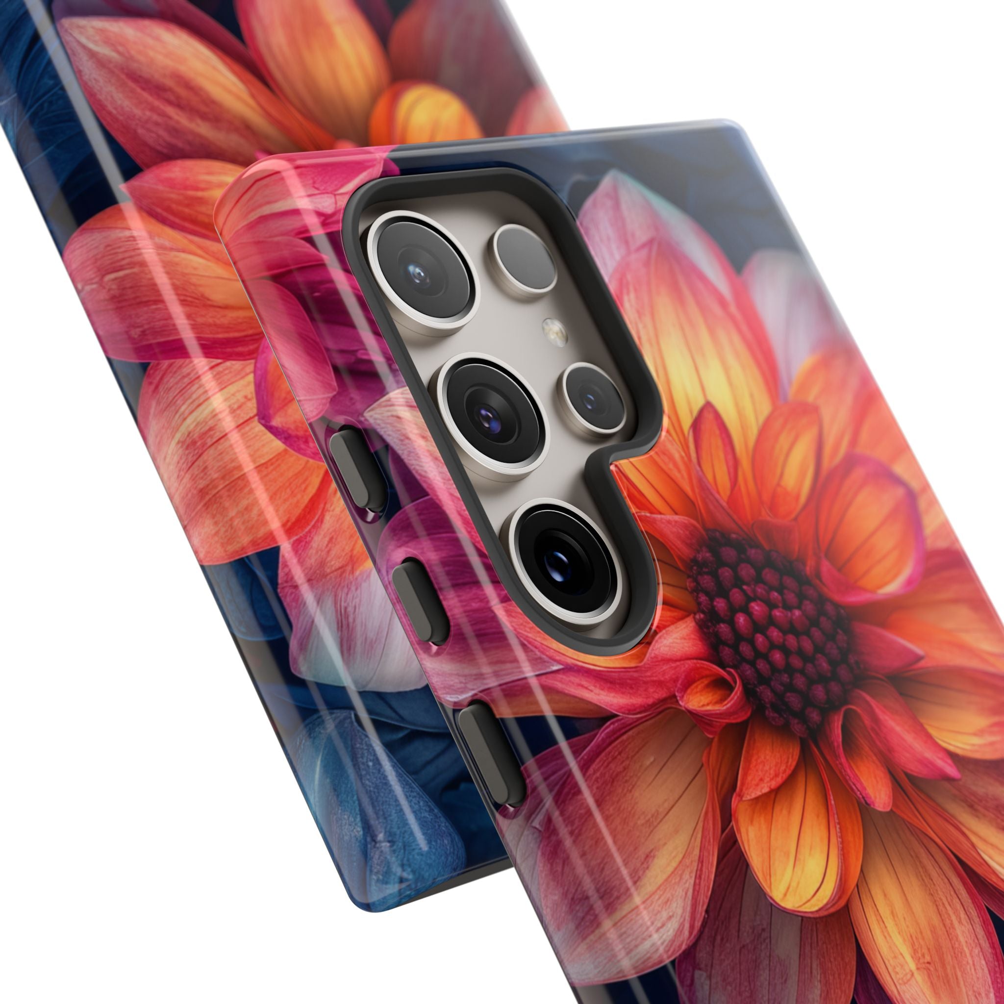 Fiery Bloom Harmony Samsung S24 - Tough Phone Case