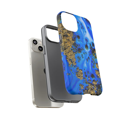 Blue River Ink Art iPhone Case (Protective) Phone Case