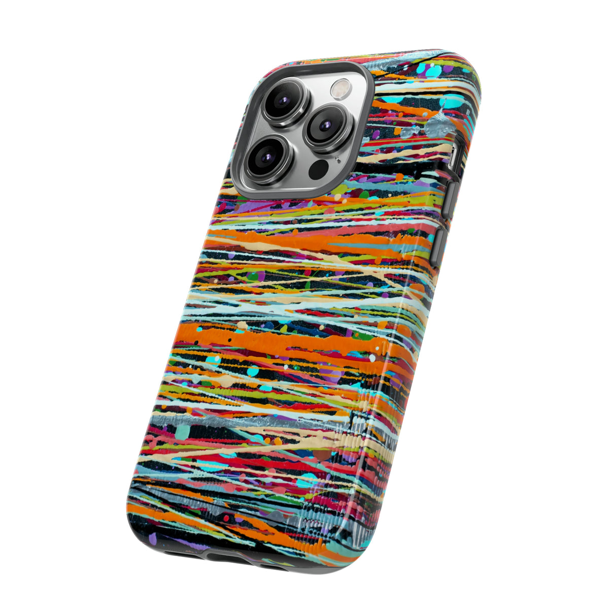 Oil painting - Stripe - Protective Phone Case