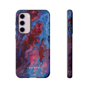 Deep Red Ink Art Phone Case - Protective - Protective Phone Case