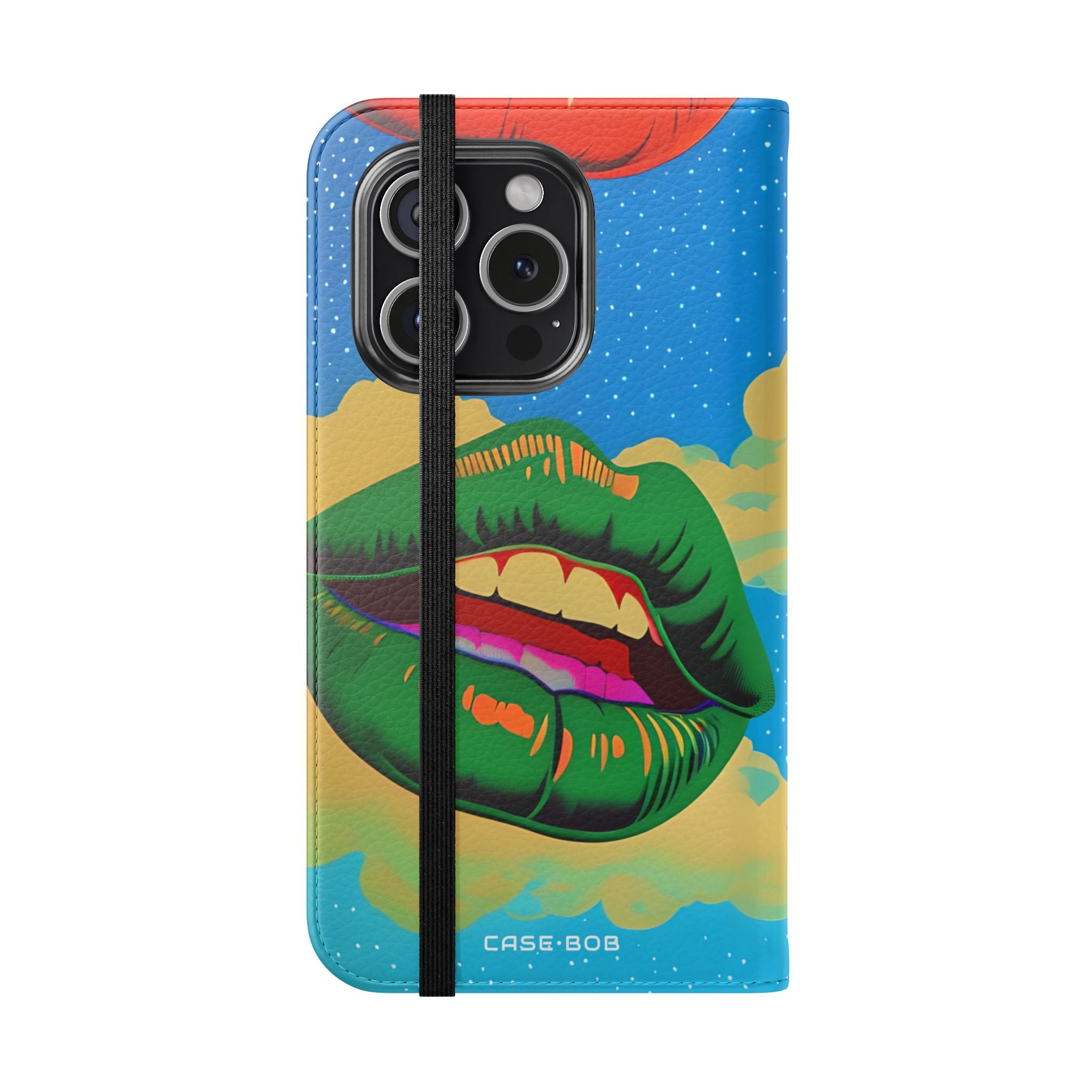 Pop Lips - iPhone 15 Pro Kotelo - Lompakko