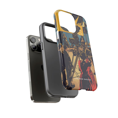 Golden Era Cinematic Spotlight iPhone 14 - Tough Phone Case