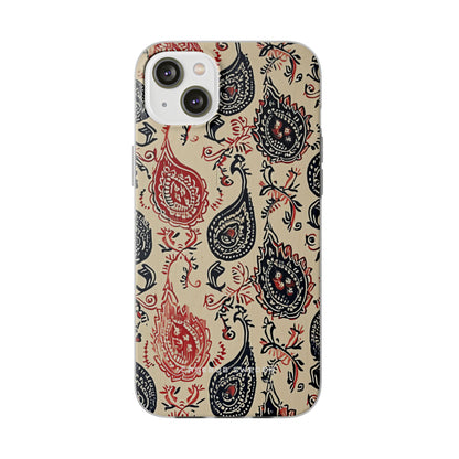 Vintage Paisley Elegance iPhone 14 - Flexi Phone Case