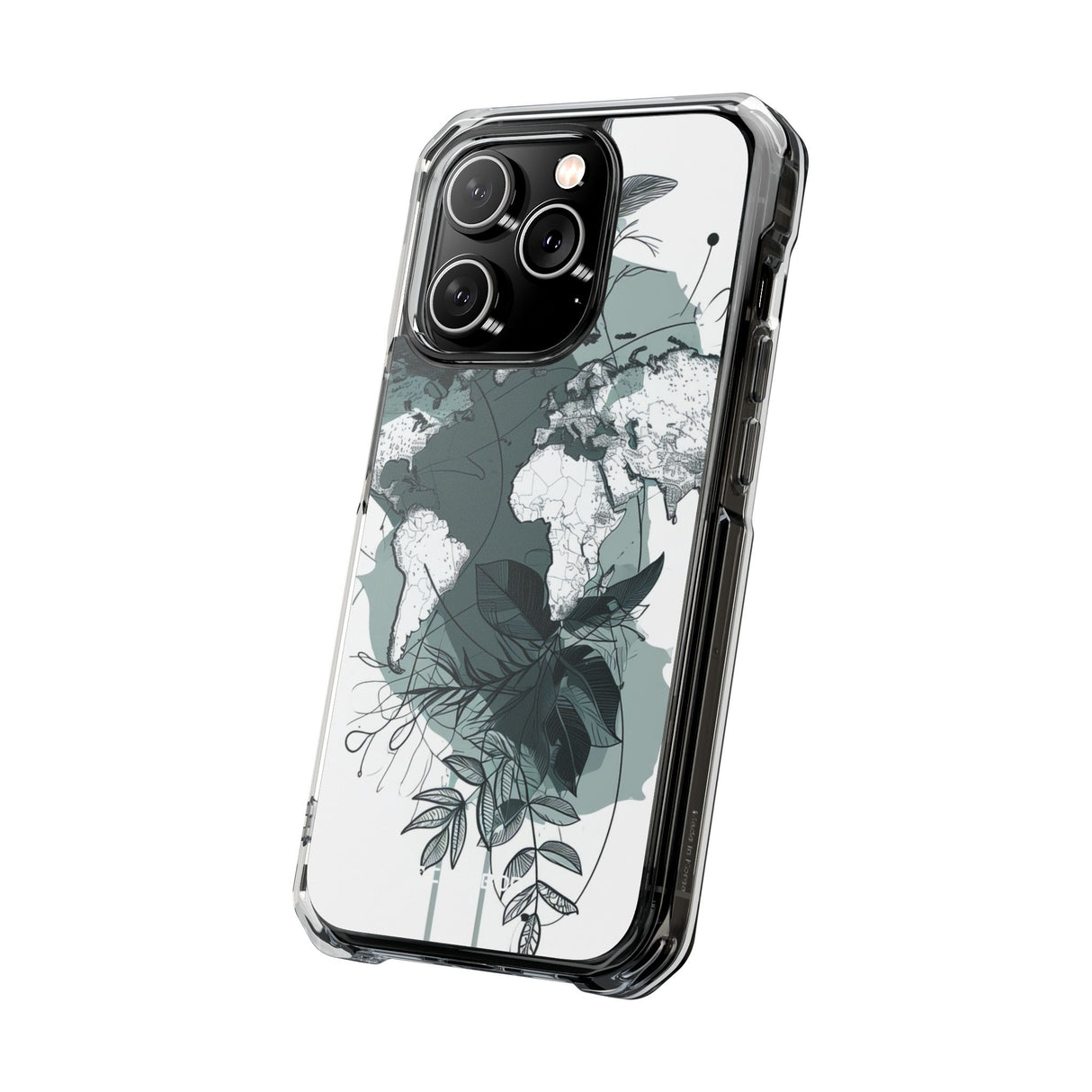 Botanical Cartography – Handyhülle für iPhone (Clear Impact – Magnetisch) 