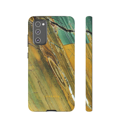 Cracked Yellow - Protective Phone Case