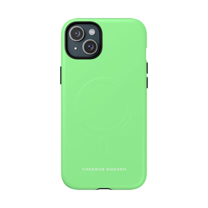 Pale Green iPhone 15 | Tough+ Phone Case