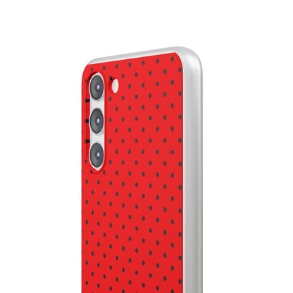 Crimson Dot Matrix Samsung S23 Plus Case - Soft