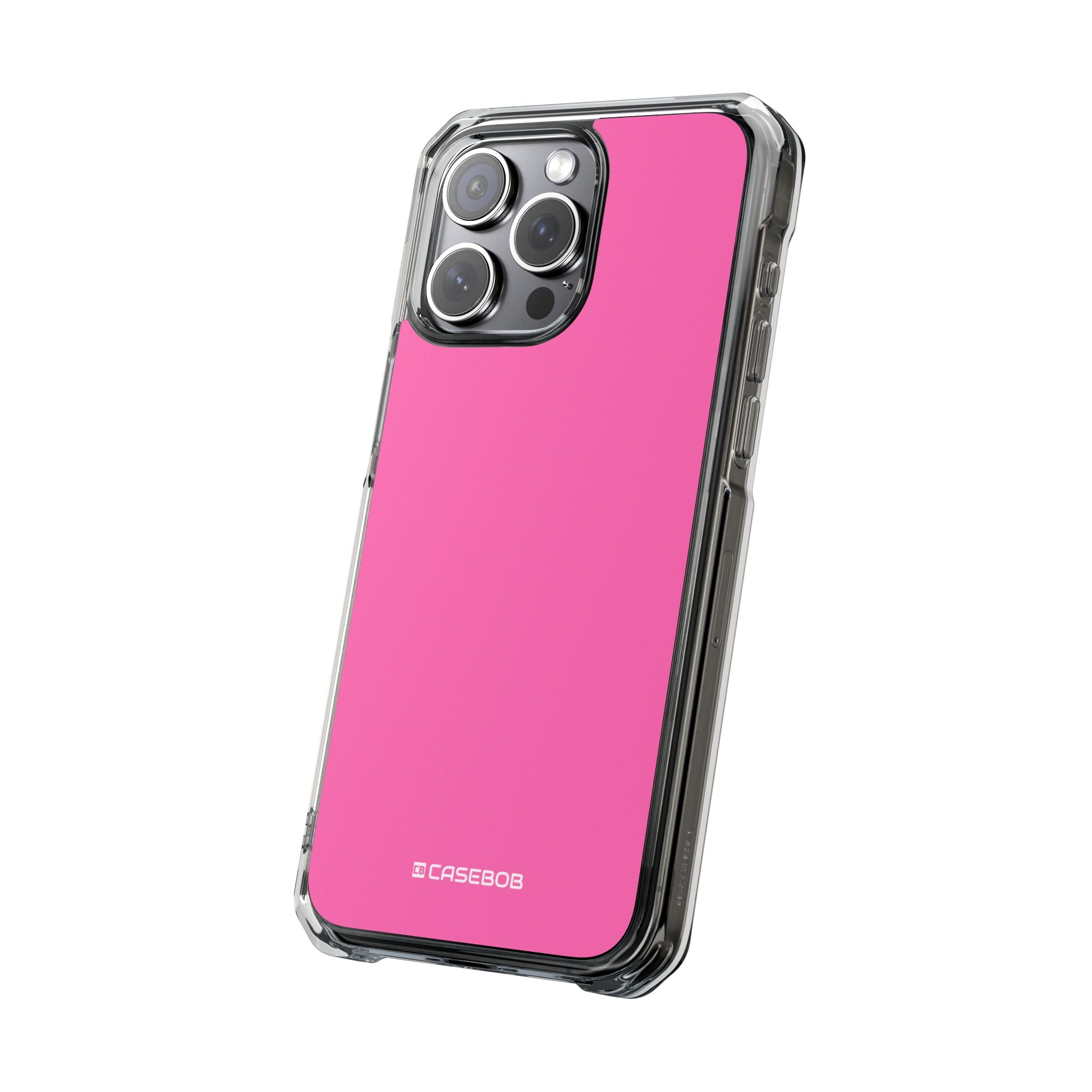 Hot Pink - Clear Impact Case for iPhone