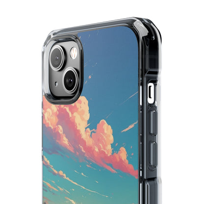 Turquoise Curl iPhone 14 Plus Case - Impact