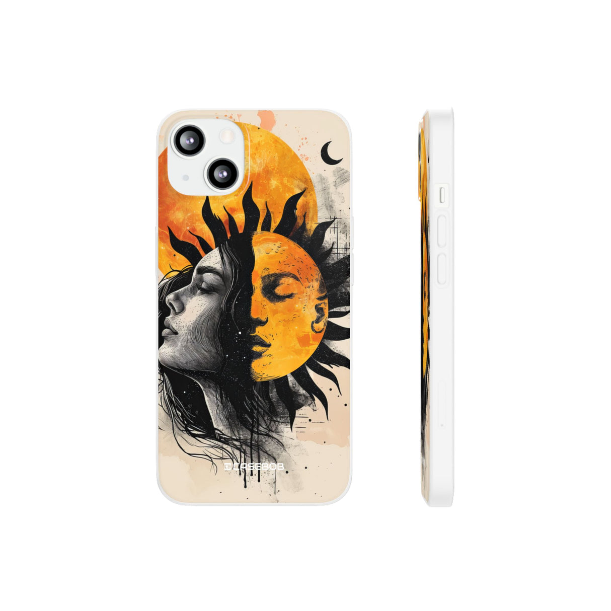 Sunlit Duality | Flexible Phone Case for iPhone