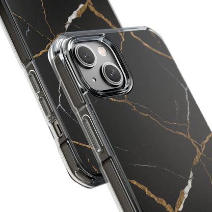 Golden Veins Emerge iPhone Case - Impact