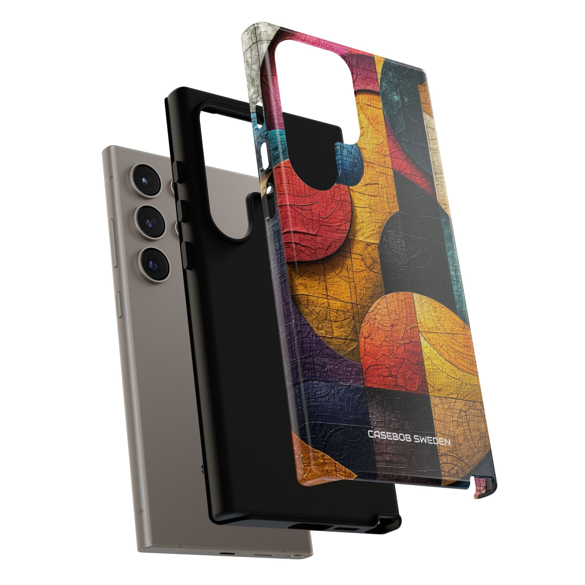 Vibrant Geometric Art - Tough Samsung S24 Phone Case