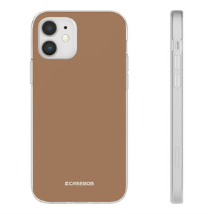 Chamoisee Brown | Handyhülle für iPhone (Flexi Case) 