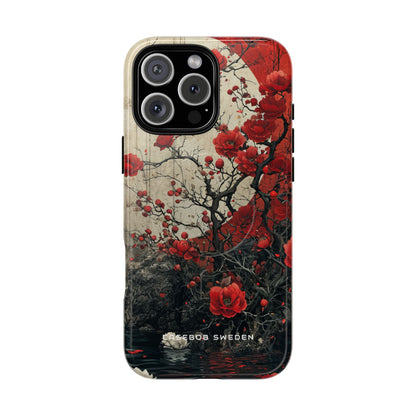 Zen Blossoms in Moonlight iPhone 16 | Tough+ Phone Case