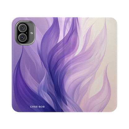 Purple Ribbons - iPhone 16 Plus Case - Wallet