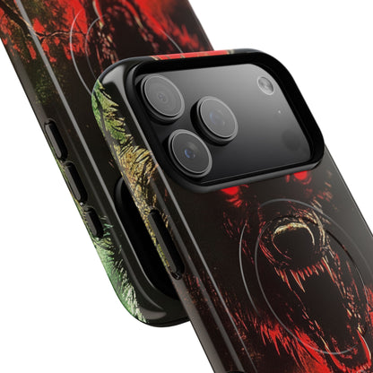 Crimson Wolf iPhone 17 Pro Max Case - Tough+