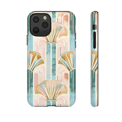 Art Deco Pastel Geometry - Protective Phone Case