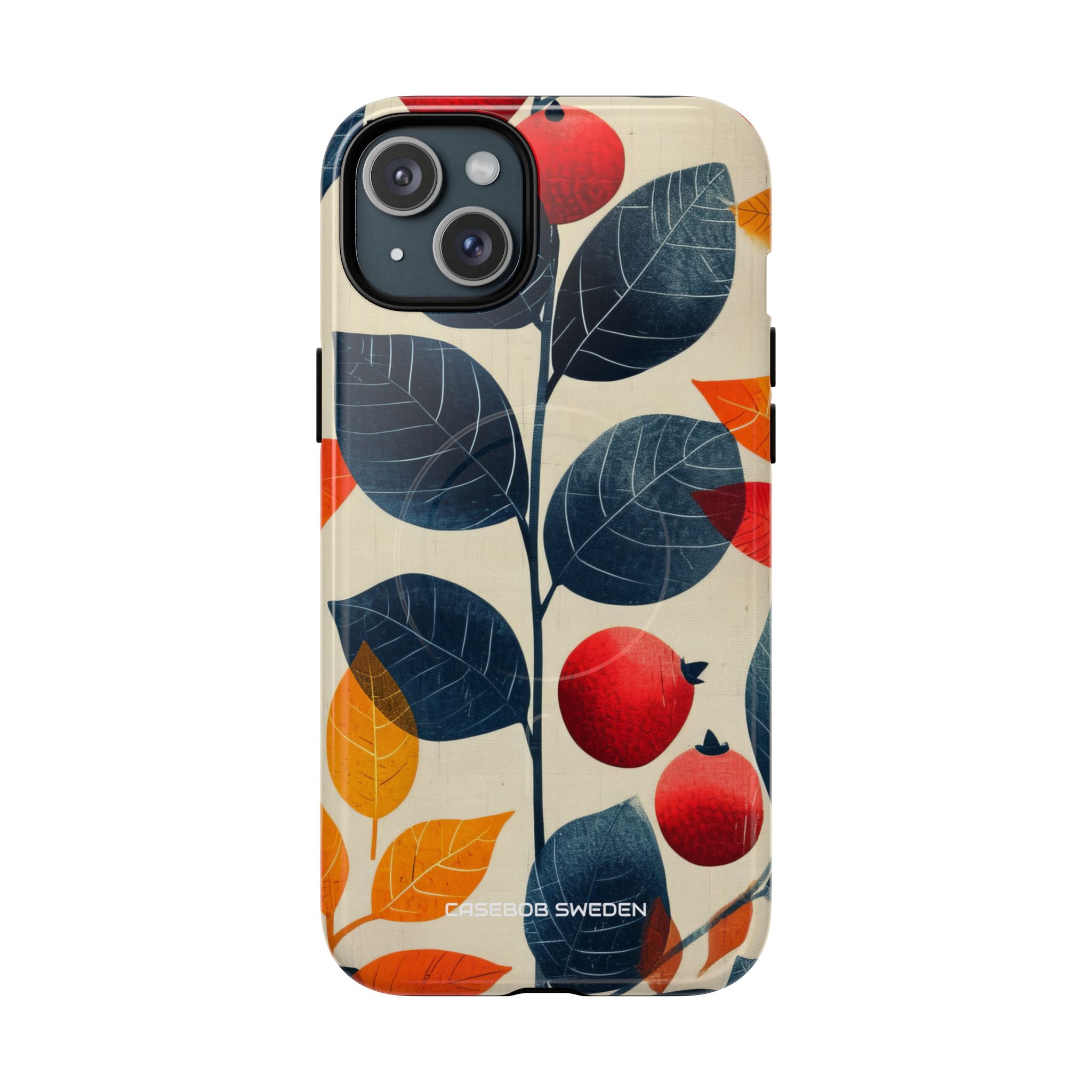 Autumn Nature Pattern - Tough + MagSafe® iPhone 15 Phone Case