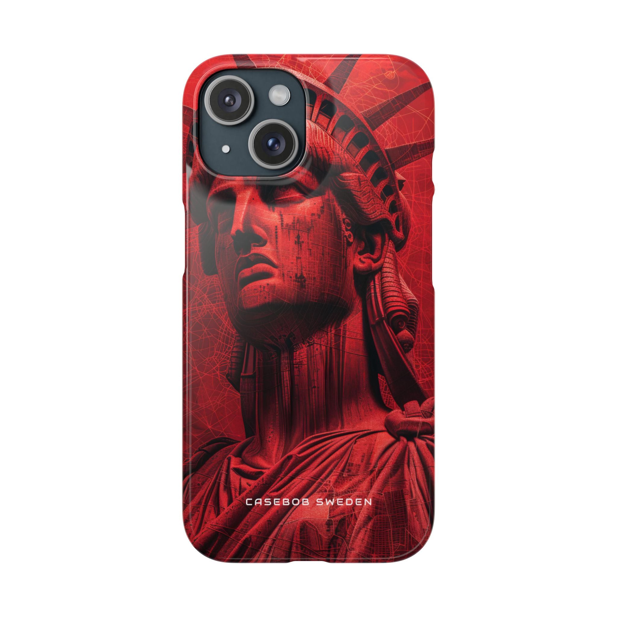 Zen Red Liberty Vision iPhone 15 - Schlanke Handyhülle