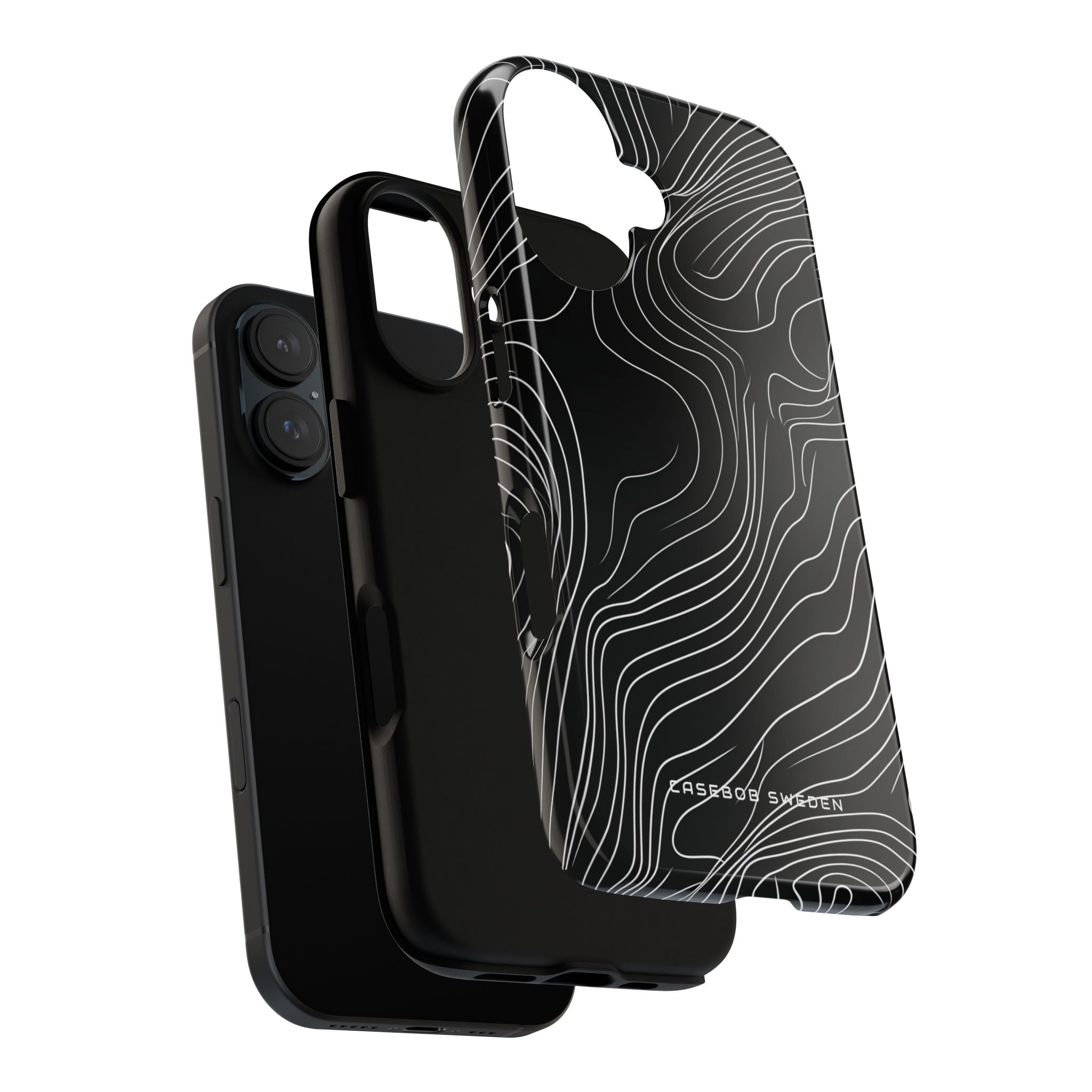 Contour Waveform Flow iPhone 16 - Tough Phone Case