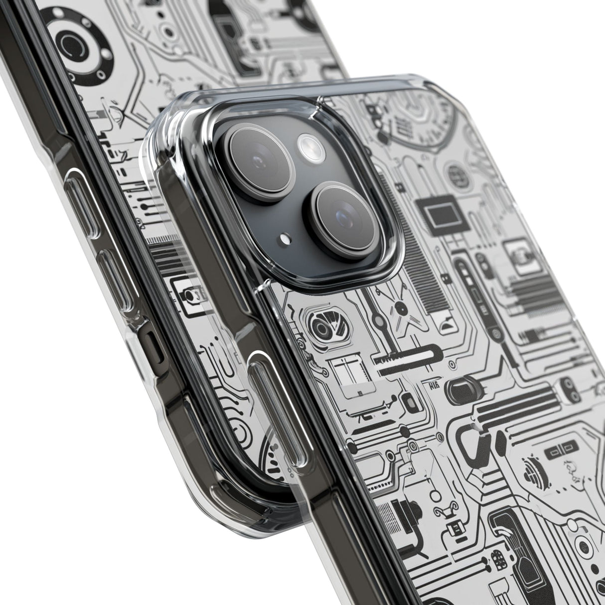 Circuit Innovation - Phone Case for iPhone (Clear Impact - Magnetic)