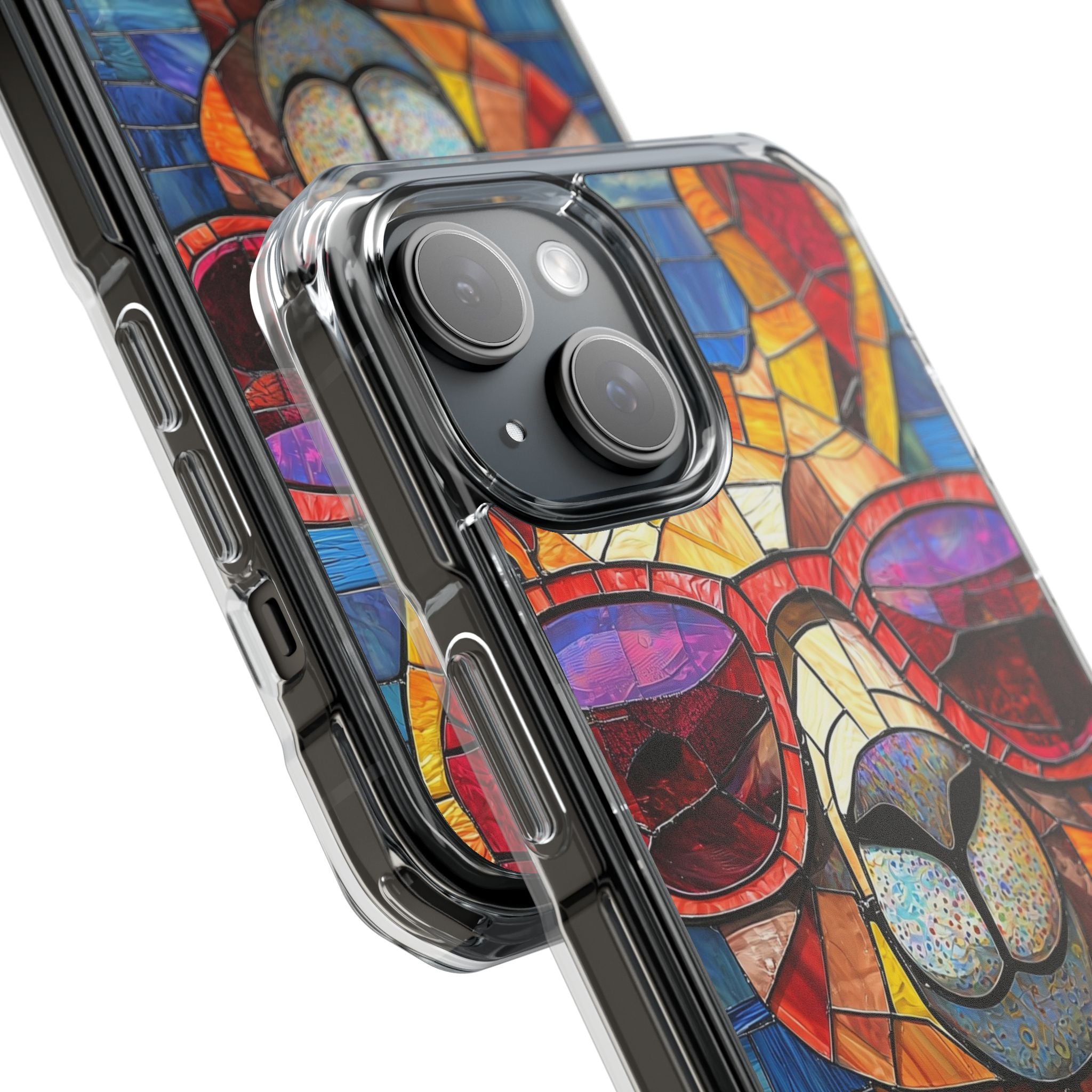 Llama Mosaic Glow iPhone 15 Case - Impact