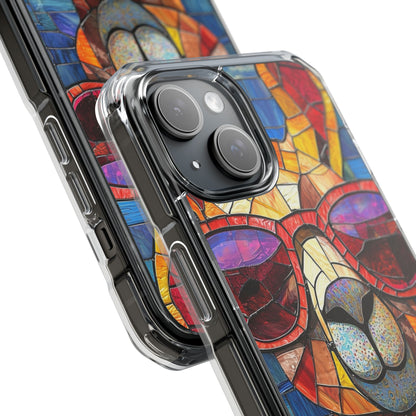 Llama Mosaic Glow iPhone 15 Case - Impact