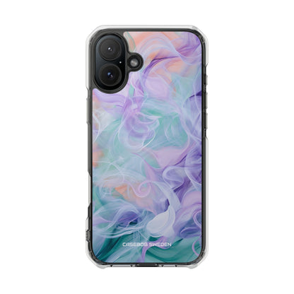 Purple Peach Whirl - Clear Impact iPhone 16 Phone Case