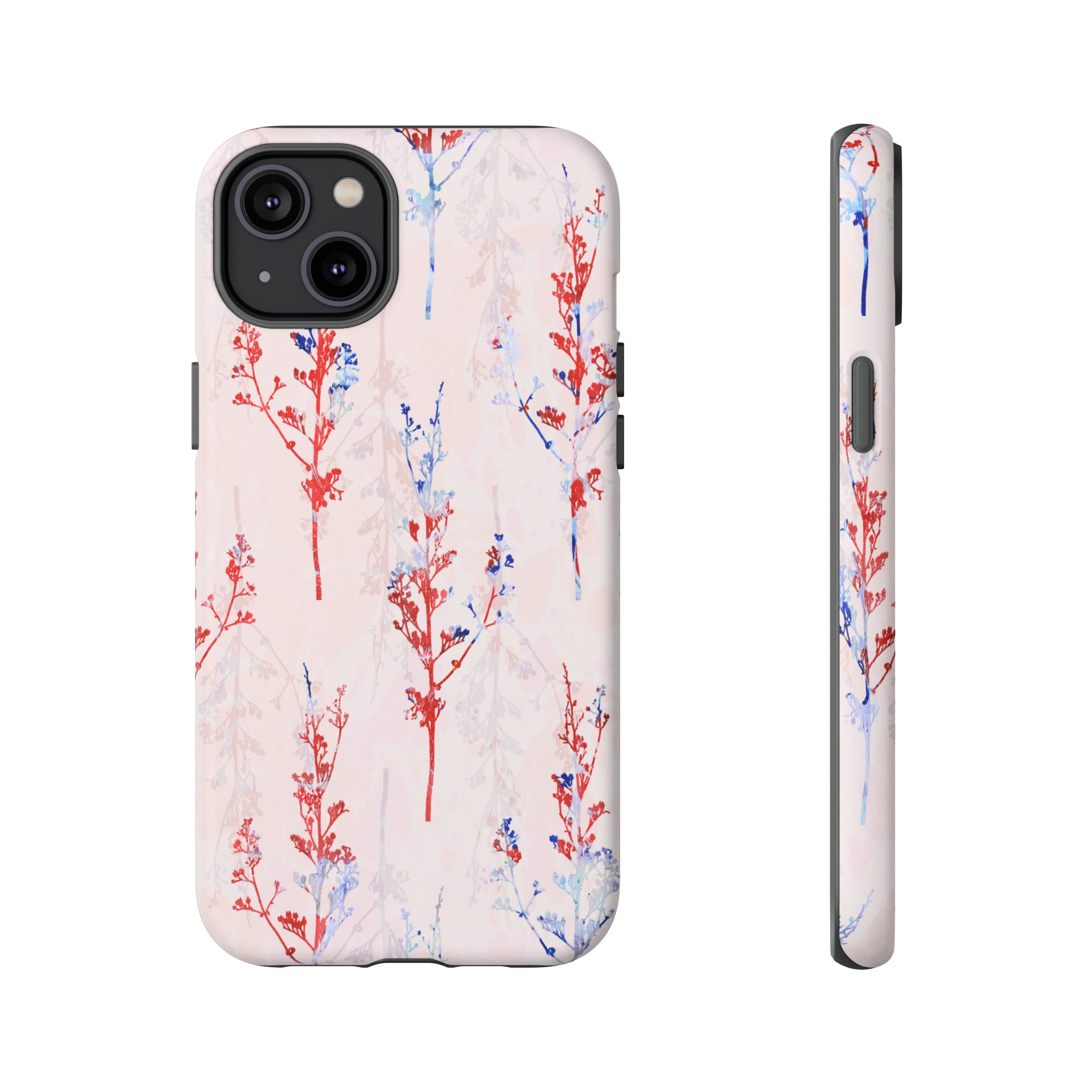 Pink Vintage Flowers - Protective Phone Case